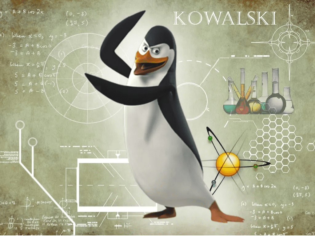 Kowalski Kowalski,來自《動漫角色》,身份是「<p><strong>姓名:</strong>柯瓦斯基(Kowalski)</p>
<p><strong>登场作品:</strong>《马达加斯加》系列 / 《马达加斯加的企鹅》衍生剧</p>
<p><strong>身份设定:</strong>企鹅特攻队分析官 / 技术担当 / 冷脸胡扯大师</p>
<p><strong>战斗位置:</strong>战术分析、逻辑口胡、手工爆破物制作副业</p>
」