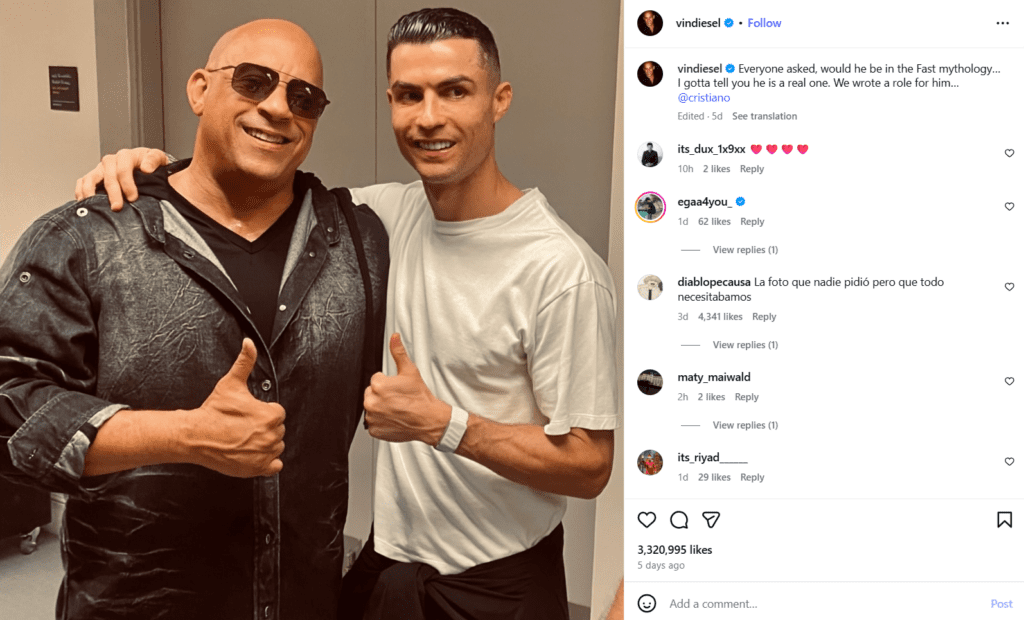《速度与激情 11 》一再动荡,这个系列有点累了
范·迪塞尔 Vin Diesel
