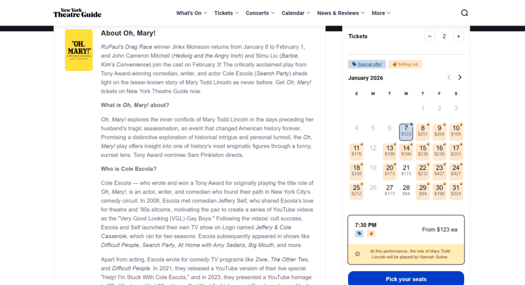 在百老汇发光的亚裔戏剧人:作品、机遇与职业路径
百老汇《Oh, Mary!》