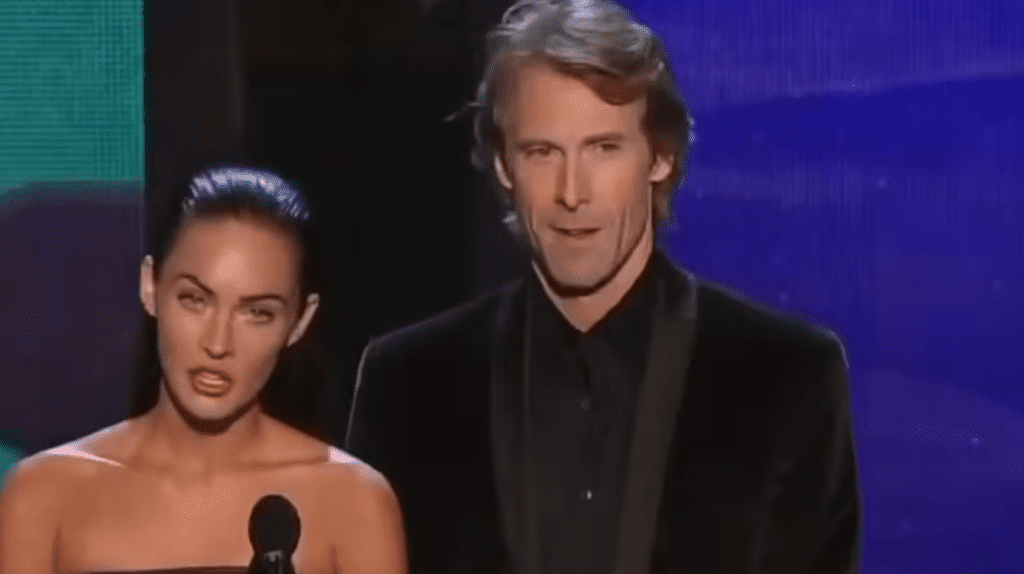 梅根·福克斯（Megan Fox）与迈克尔·贝（Michael Bay）